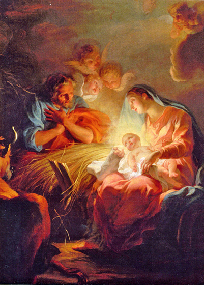Noel Nicolas Coypel - The Nativity, Versailles, France, 1715.